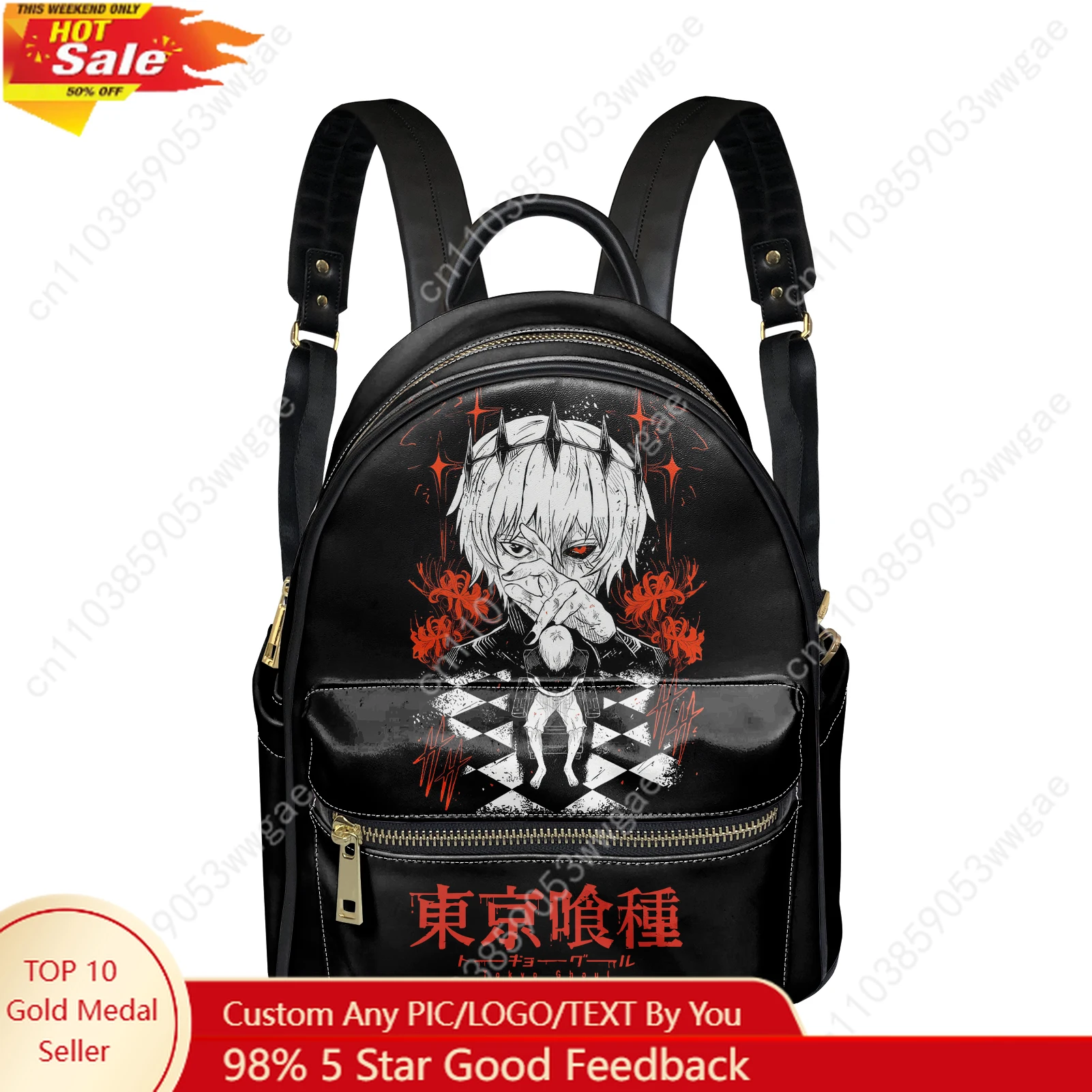 Tokyo Ghoul Backpack Women Man Knapsack Tailor-made Text Image Double Shoulder Bag Business Travel Bookbag Rucksack Gift Daypack
Tokyo Ghoul Backpack Women Man Knapsack Tailor-made Text Image Double Shoulder Bag Business Travel Bookbag Rucksack Gift Daypack