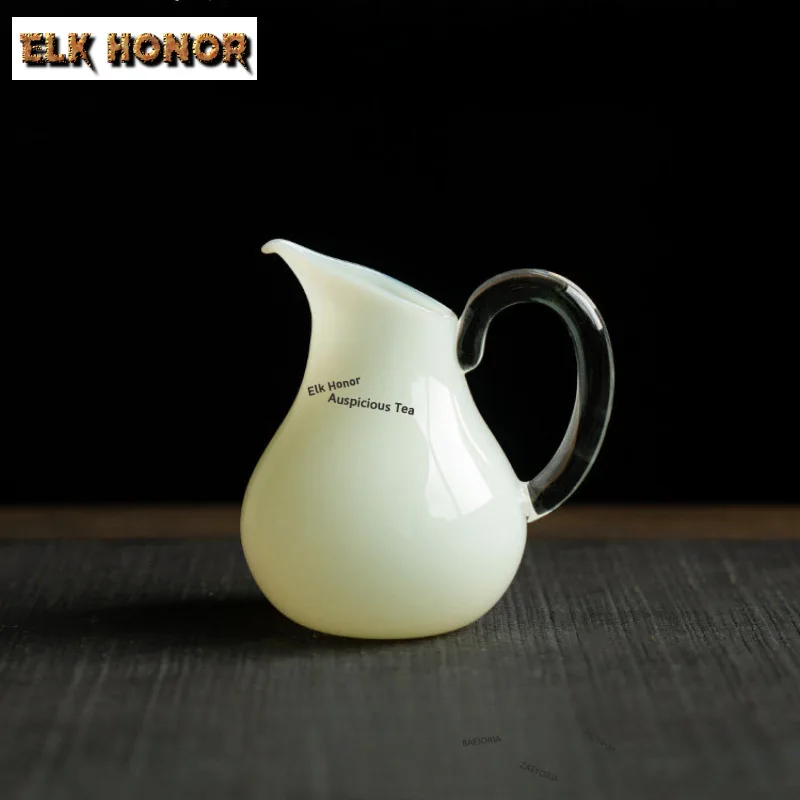 180ml Handmade Moonlight White Glass Tea Pitcher Tea Divider Cha Hai Dispenser Justice Cup Fair Mug Cafes Decoration Accessories
180ml Handmade Moonlight White Glass Tea Pitcher Tea Divider Cha Hai Dispenser Justice Cup Fair Mug Cafes Decoration Accessories