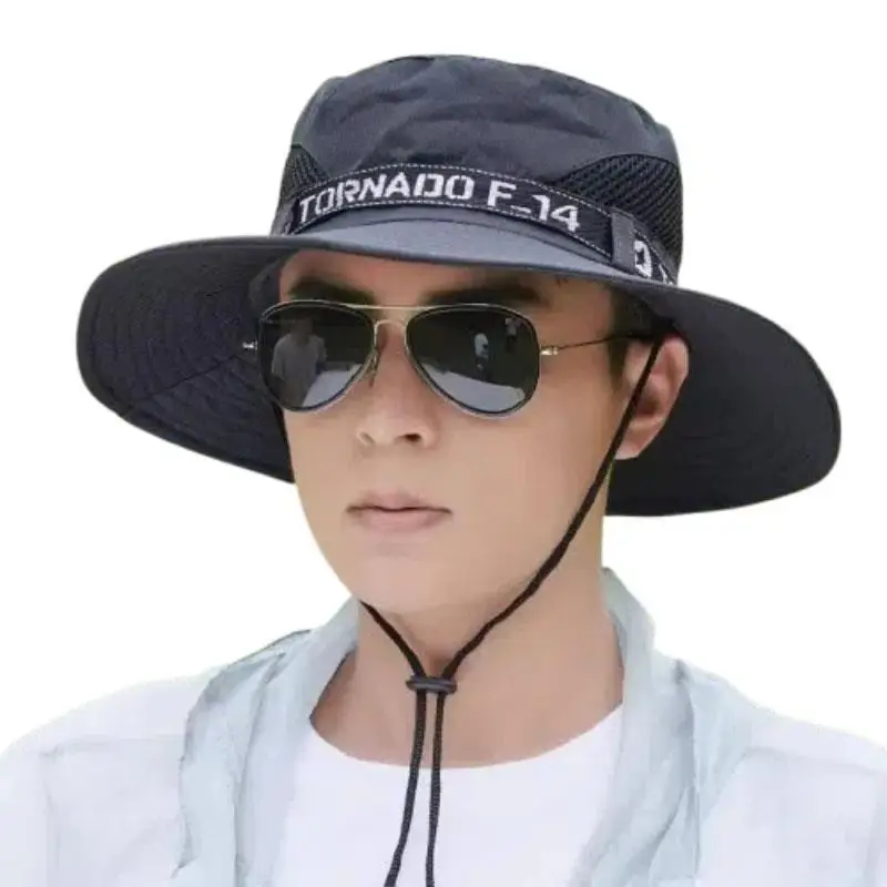 Men's Summer Outdoor Fishing Sun Hat Breathable Large Brim Fisherman Cap Face Covering Sun Protection Hat Casual Leisure Cap
Men's Summer Outdoor Fishing Sun Hat Breathable Large Brim Fisherman Cap Face Covering Sun Protection Hat Casual Leisure Cap