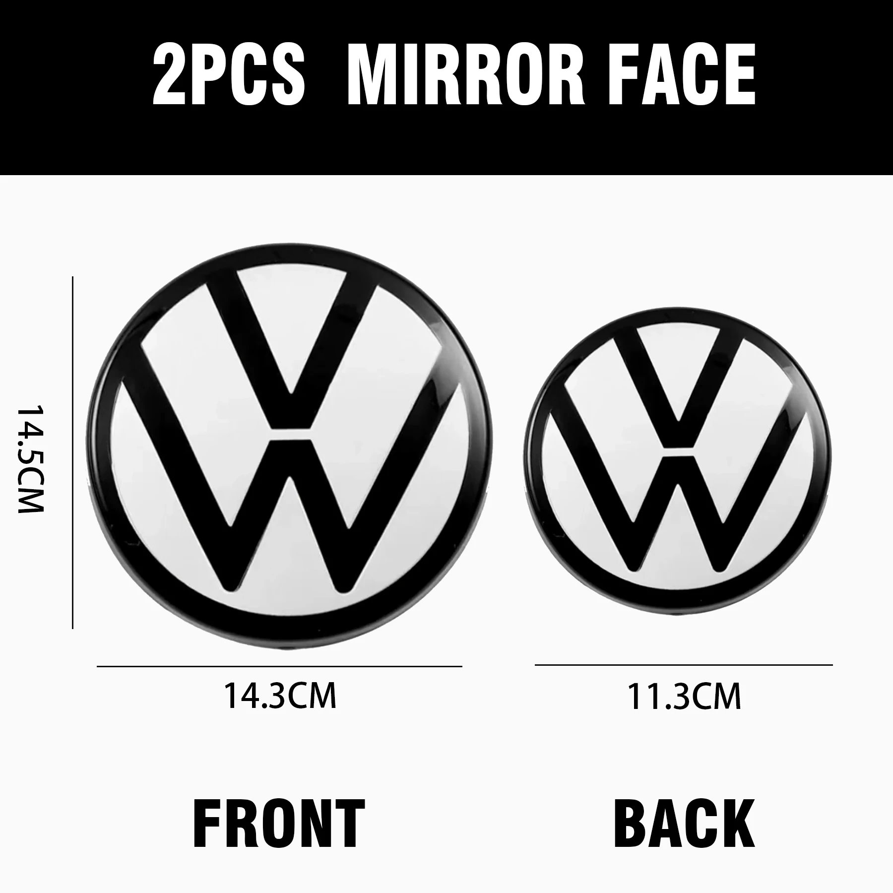 1/2Pcs for Volkswagen Golf 6 Mk6 Golf 7 7.5 8 VARIANT VW Polo 2013-2023 Car Front Bonnet Grill Rear Trunk Emblem Logo Cover
1/2Pcs for Volkswagen Golf 6 Mk6 Golf 7 7.5 8 VARIANT VW Polo 2013-2023 Car Front Bonnet Grill Rear Trunk Emblem Logo Cover