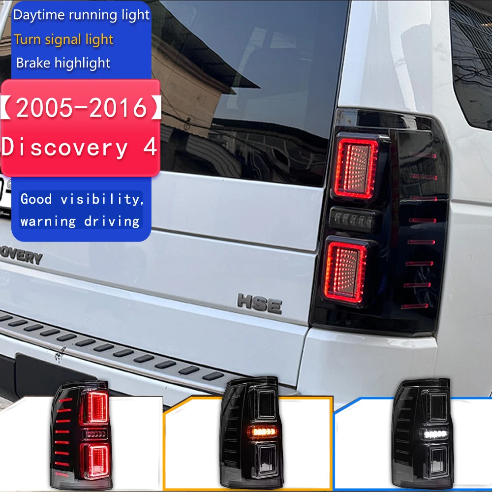Car Styling Tail Lamp for Discovery 4 LED Tail Light 2005-2016 Discovery 3 Rear Stop DRL Animation Brake Auto Accessories
Car Styling Tail Lamp for Discovery 4 LED Tail Light 2005-2016 Discovery 3 Rear Stop DRL Animation Brake Auto Accessories