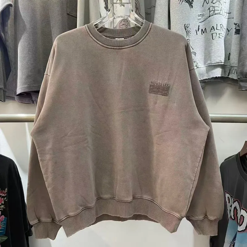 Winter 2025 New Vintage Washed Solid Color O-neck Hoodies Men Women Loose High Quality Cotton Pullovers
Winter 2025 New Vintage Washed Solid Color O-neck Hoodies Men Women Loose High Quality Cotton Pullovers