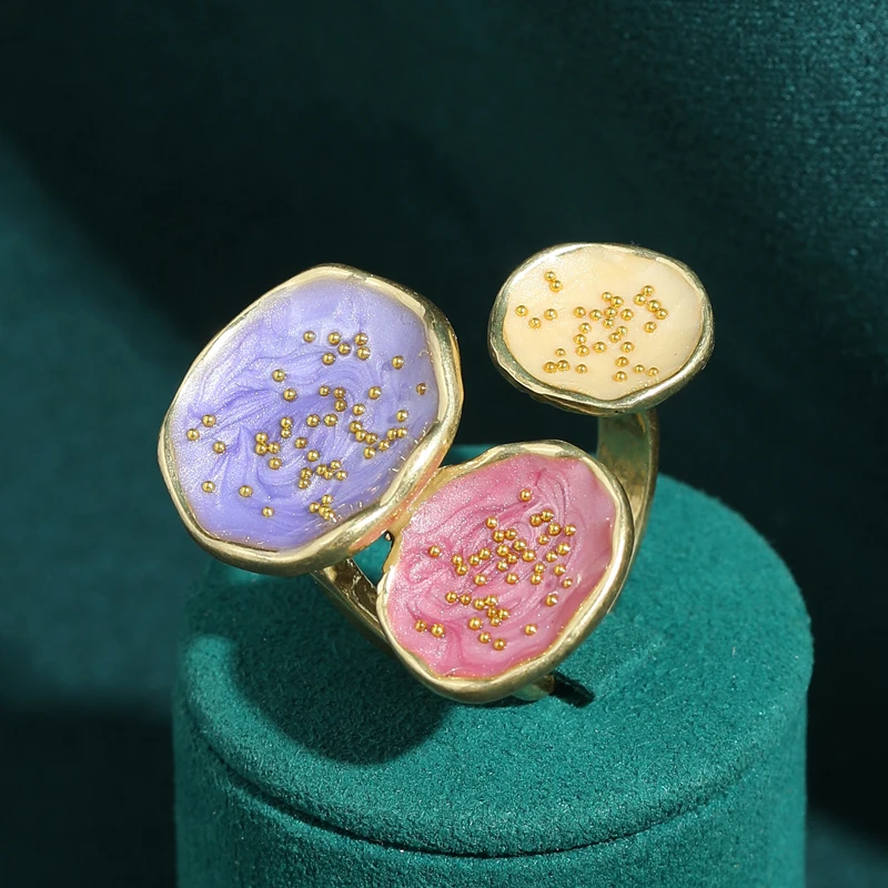 Vintage Gold Color Rings Adjustable Rhinestone Purple Pink Yellow Leaves Design For Women Jewelry Brand Chinese Style Party 2026
Vintage Gold Color Rings Adjustable Rhinestone Purple Pink Yellow Leaves Design For Women Jewelry Brand Chinese Style Party 2026
