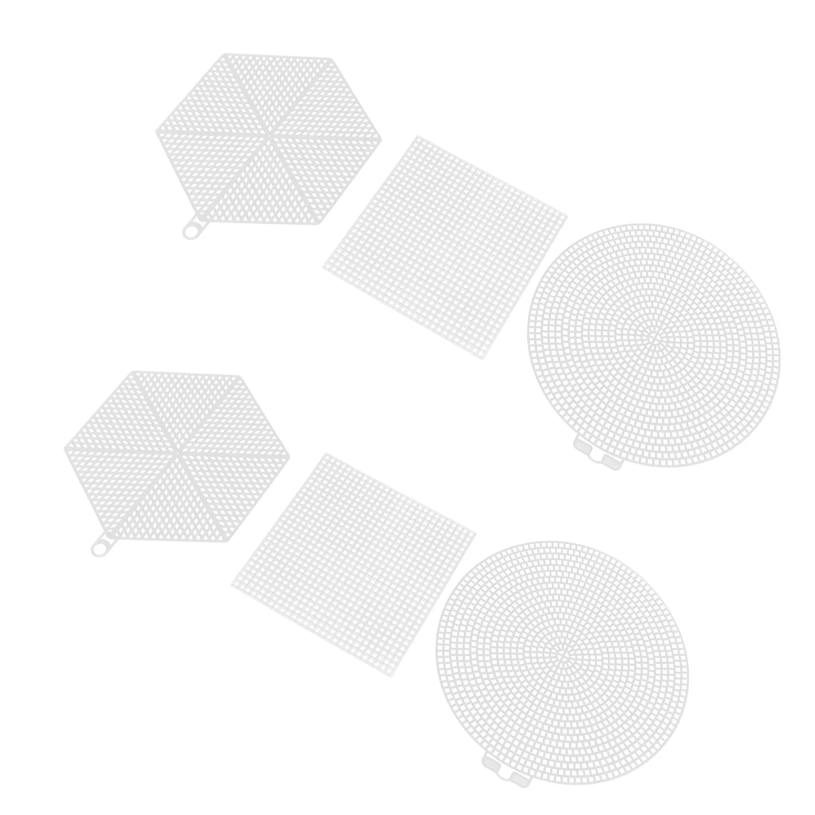 24Pcs Plastic Canvas Sheets White Embroidery Mesh Canvas Sheets for Cross Stitch Crafts DIY Home Decor Coasters Bookmarks Wall
24Pcs Plastic Canvas Sheets White Embroidery Mesh Canvas Sheets for Cross Stitch Crafts DIY Home Decor Coasters Bookmarks Wall