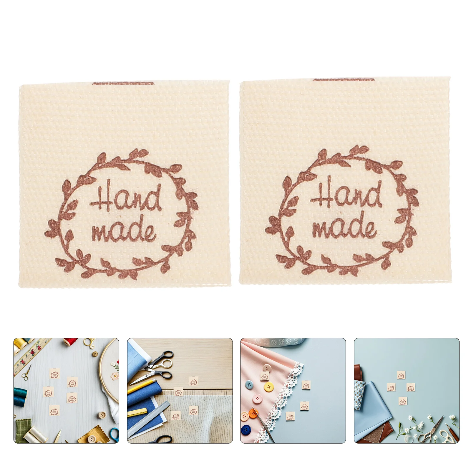 50 Pcs Handmade Product Labels Cloth Crafts Clothing Tags Embroidered Clothes for Sewing Cotton Washable Fabric
50 Pcs Handmade Product Labels Cloth Crafts Clothing Tags Embroidered Clothes for Sewing Cotton Washable Fabric