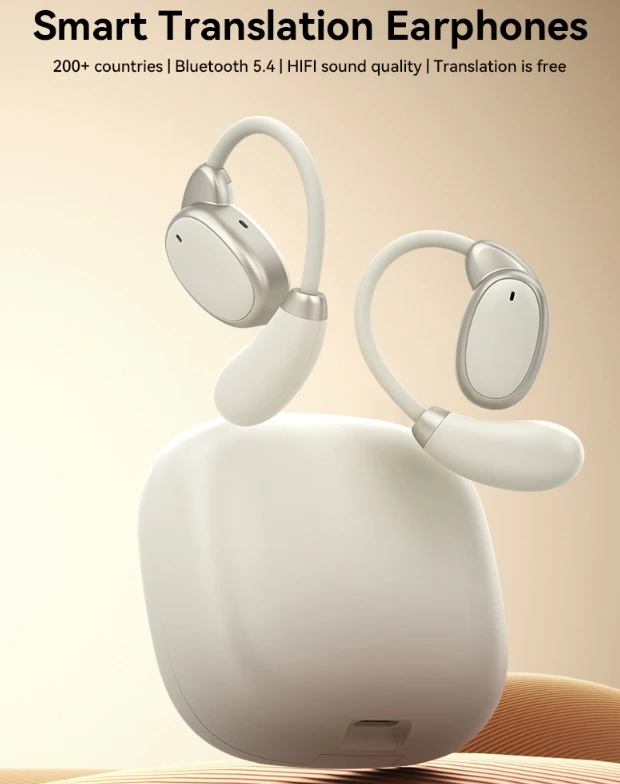 150 Languages Free Smart Translation Bluetooth 5.4 Headset Real-time Instant Auto Voice Translate Earphone Wireless Earbuds
150 Languages Free Smart Translation Bluetooth 5.4 Headset Real-time Instant Auto Voice Translate Earphone Wireless Earbuds