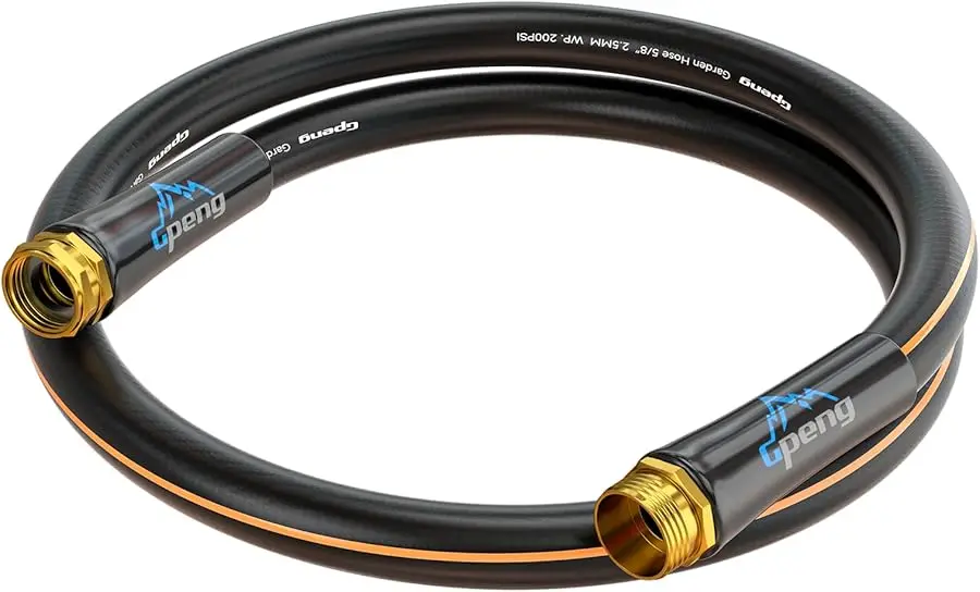 Нерасширяемый ведущий шланг 5 футов x 5/8 дюйма, короткий садовый шланг, резиновый водяной шланг, сверхмощный, без ударов, гибкий садовый шланг с поворотным механизмом
Нерасширяемый ведущий шланг 5 футов x 5/8 дюйма, короткий садовый шланг, резиновый водяной шланг, сверхмощный, без ударов, гибкий садовый шланг с поворотным механизмом