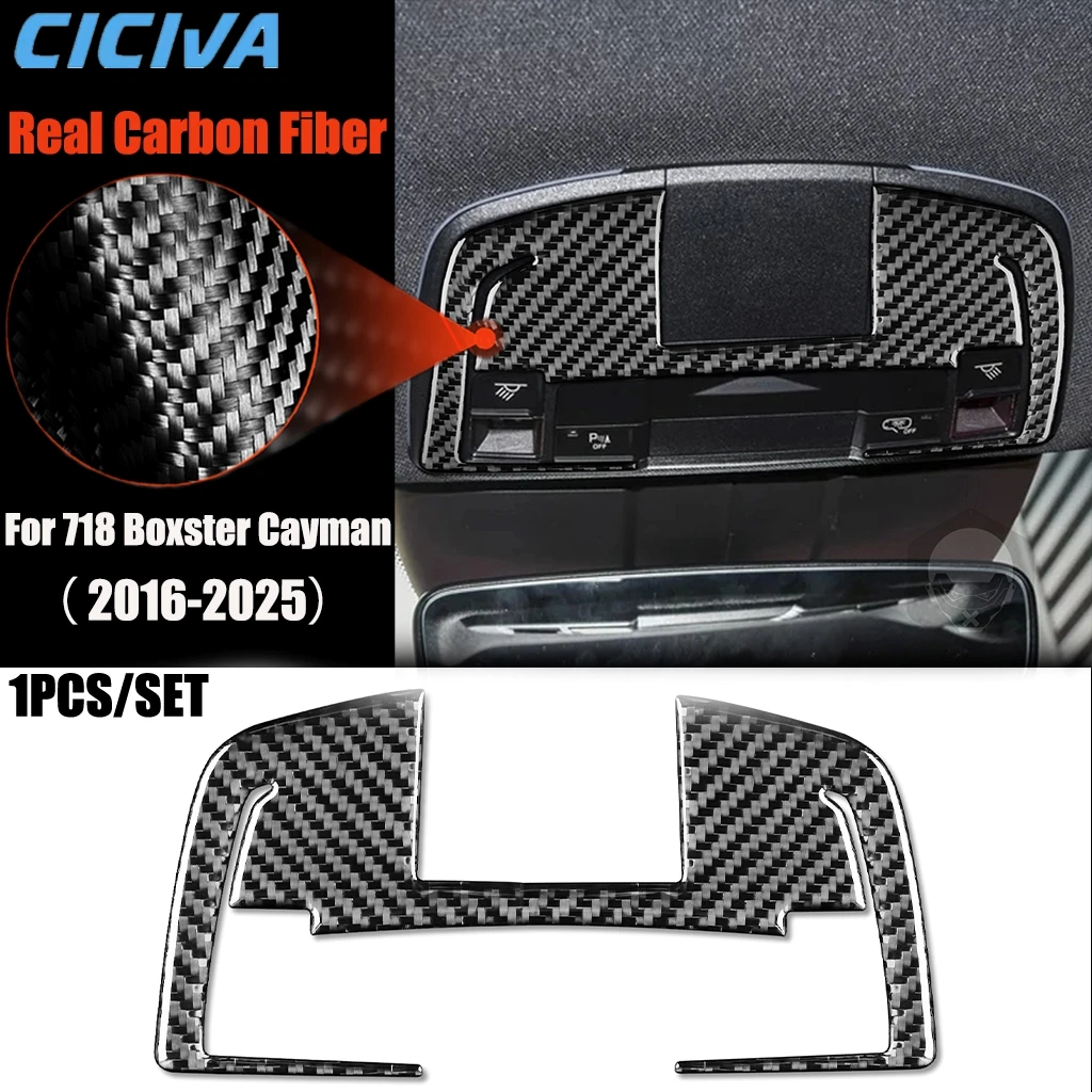 Carbon Fiber Car Accessories Reading Light Modified Interior Trim Cover Sticker For Porsche 718 982 Boxster Cayman 2016-2025
Carbon Fiber Car Accessories Reading Light Modified Interior Trim Cover Sticker For Porsche 718 982 Boxster Cayman 2016-2025