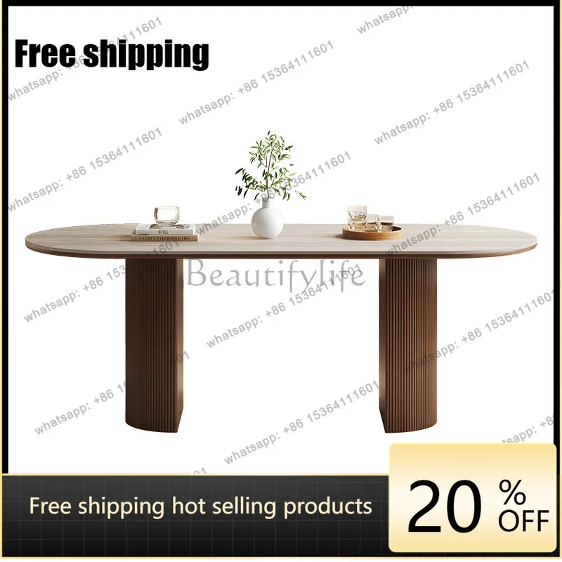 PJ Italian dining table Modern simple household rectangular rock slab table
PJ Italian dining table Modern simple household rectangular rock slab table