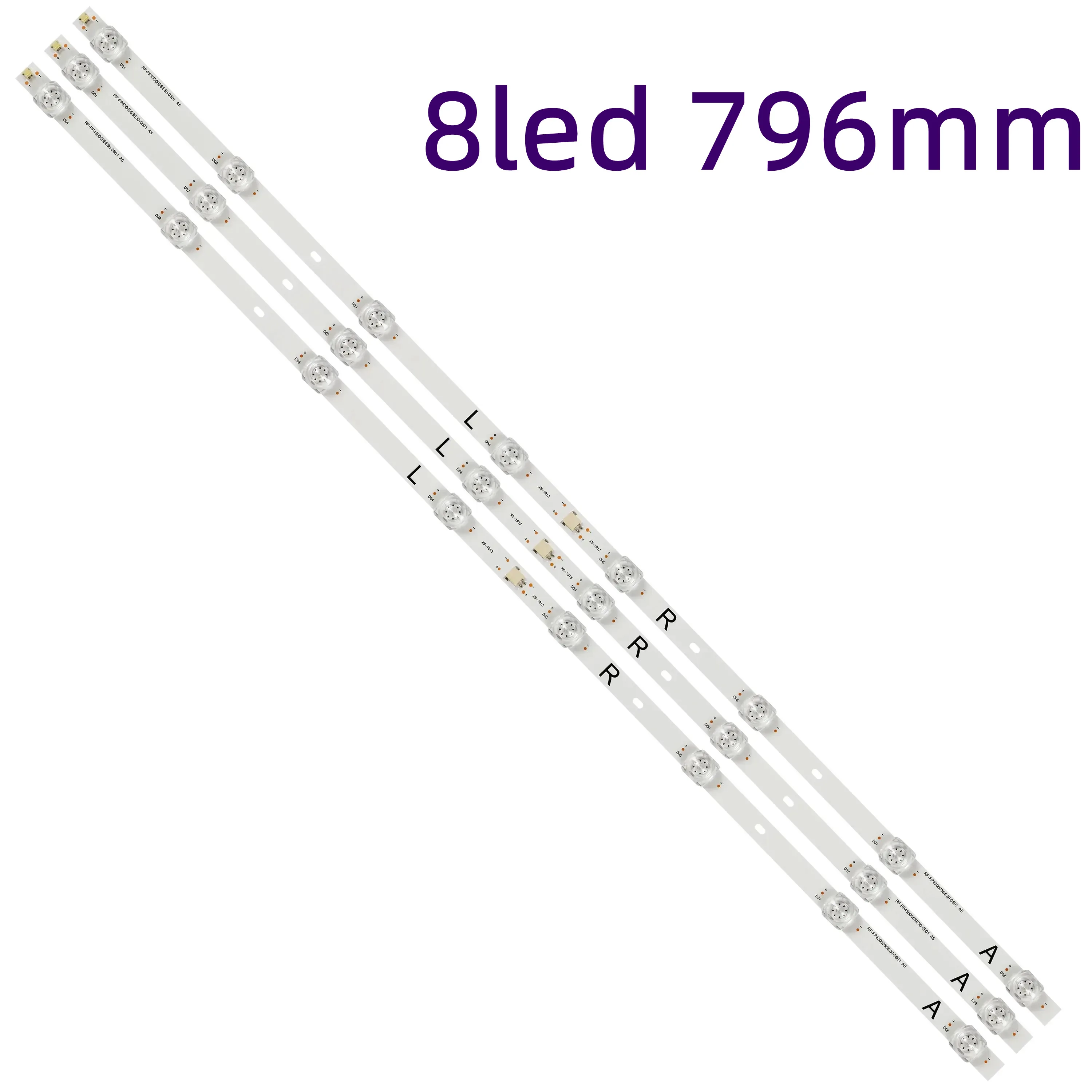 3 шт. светодиодная лента для подсветки для MI 4S L43M5-5ARU L43M5-5A rf fp430005se30 0801 RF-FR430005SE30-0801 A5 HV430QUBH10 HV430QUB-H10
3 шт. светодиодная лента для подсветки для MI 4S L43M5-5ARU L43M5-5A rf fp430005se30 0801 RF-FR430005SE30-0801 A5 HV430QUBH10 HV430QUB-H10