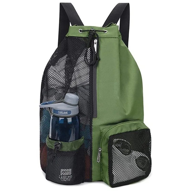 Swim Bag Mesh Drawstring Backpack with Wet Pocket Multipurpose Beach Backpack for Swimming, Gym, and Workout Gear
Swim Bag Mesh Drawstring Backpack with Wet Pocket Multipurpose Beach Backpack for Swimming, Gym, and Workout Gear