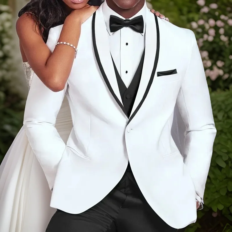 Formal Wedding Tuxedo for Groom 2024 Slim Fit Men Suits 3 Pcs Male Fashion Costume Jacket with Pants Vest Custom Made
Formal Wedding Tuxedo for Groom 2024 Slim Fit Men Suits 3 Pcs Male Fashion Costume Jacket with Pants Vest Custom Made