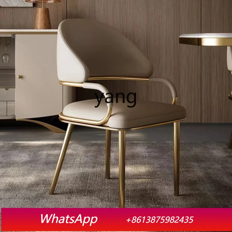 LTT Minimalist Home High-End Stainless Steel Leather Villa Dining Chair Double Armrest Negotiation Desk Chair
LTT Minimalist Home High-End Stainless Steel Leather Villa Dining Chair Double Armrest Negotiation Desk Chair