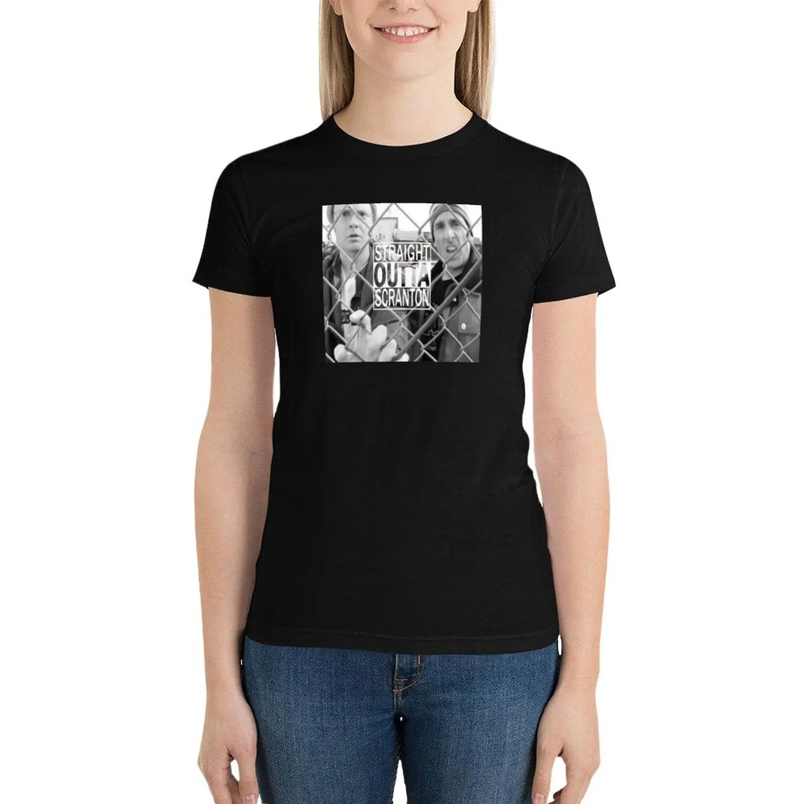 Straight Outta Scranton T-Shirt korean fashion aesthetic clothes lady clothes tops Women
Straight Outta Scranton T-Shirt korean fashion aesthetic clothes lady clothes tops Women