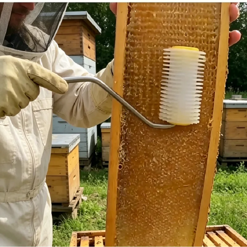 Bee Honey Extracting Uncapping Needle Roller Beekeeping Comb Tools Wax Honey Collecting Honey Propolis Extractor Beekeeping Tool
Bee Honey Extracting Uncapping Needle Roller Beekeeping Comb Tools Wax Honey Collecting Honey Propolis Extractor Beekeeping Tool