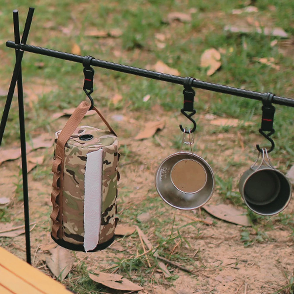 Portable Tissue Holder Polyester Camouflage Zipper Closure for Camping Outdoor Clothesline Use Household Kitchen 
Portable Tissue Holder Polyester Camouflage Zipper Closure for Camping Outdoor Clothesline Use Household Kitchen
