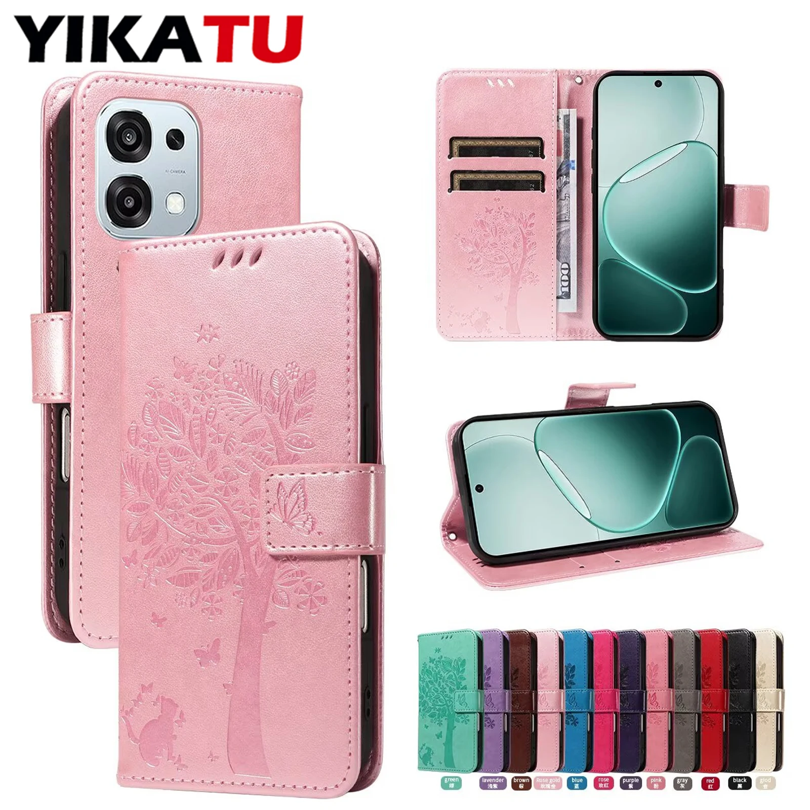 Kickstand Wallet Leather Case For OPPO Find X9 X8 X3 Pro 5G X5 Lite F31 F25 F23 F19 F17 K12X K10 4G RFID Blocking Layer Protect
Kickstand Wallet Leather Case For OPPO Find X9 X8 X3 Pro 5G X5 Lite F31 F25 F23 F19 F17 K12X K10 4G RFID Blocking Layer Protect