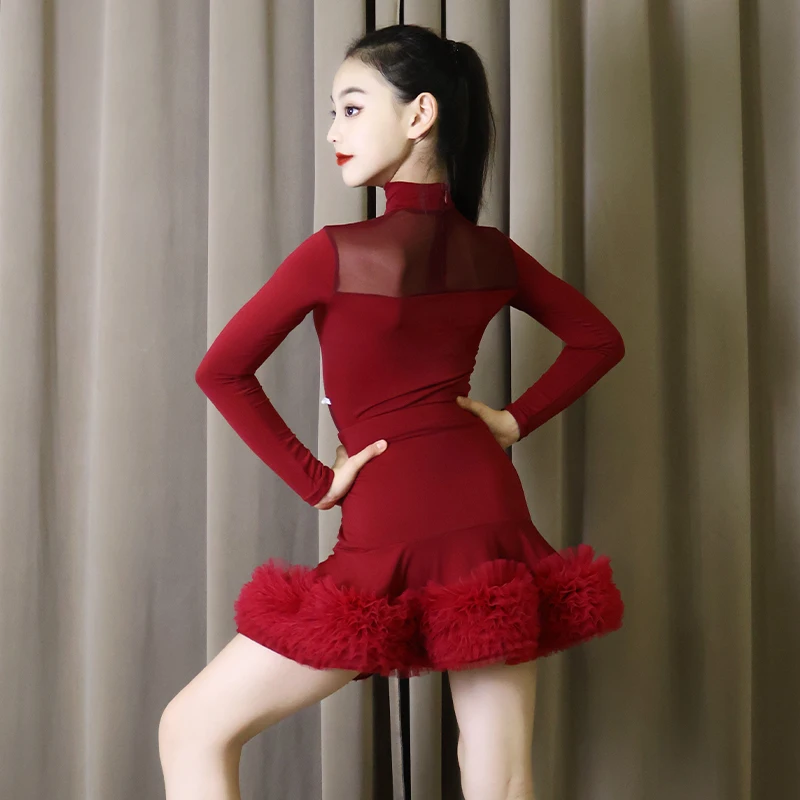 ballroom dress standard New Girls Children Latin Dance Costume for Long-sleeved Short Skirt Cha-cha Dance Performance Outfits
ballroom dress standard New Girls Children Latin Dance Costume for Long-sleeved Short Skirt Cha-cha Dance Performance Outfits