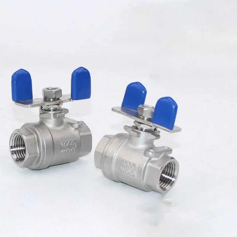 304 316 Stainless Steel Ball Valve 1/4" 3/8" 1/2" 3/4" 1" BSPT Full Port Shut Off Heavy Duty Water Gas Oil With Butterfly Handle
304 316 Stainless Steel Ball Valve 1/4" 3/8" 1/2" 3/4" 1" BSPT Full Port Shut Off Heavy Duty Water Gas Oil With Butterfly Handle