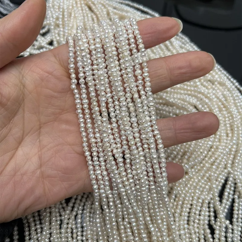 Natural Pearl Punch 2-3mm Bead DIY Necklace Bracelet Material Wholesale Unfinished
Natural Pearl Punch 2-3mm Bead DIY Necklace Bracelet Material Wholesale Unfinished