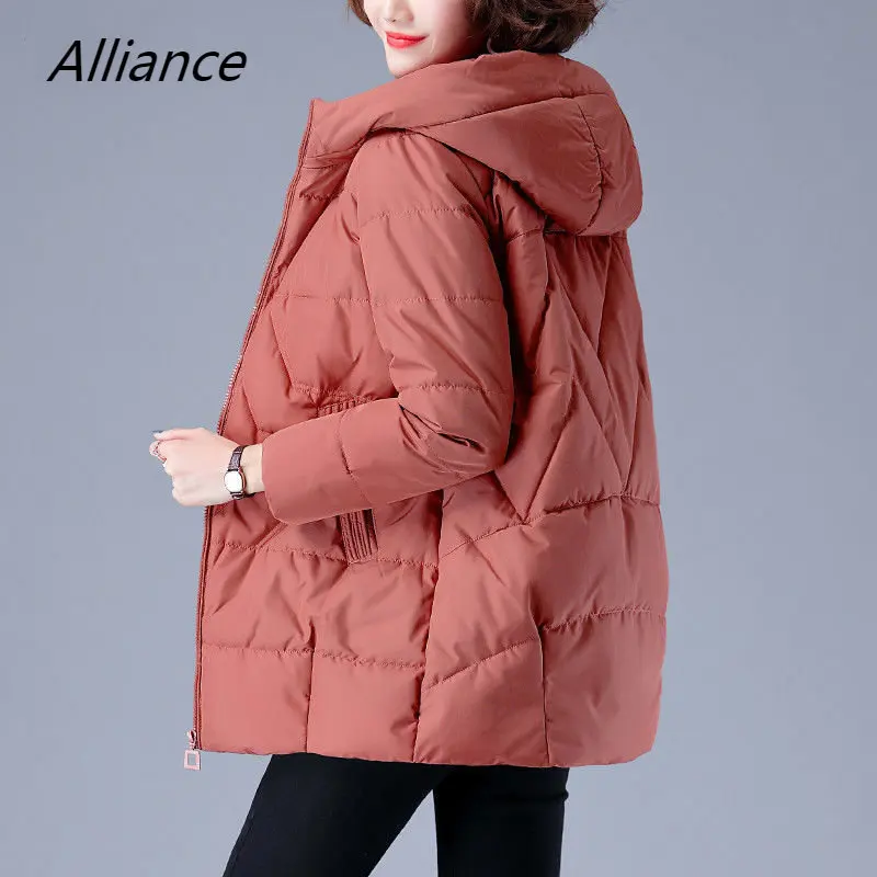 Parkas Women's Winter Mid-length Korean Fashion Loose Thick Warm Jacket Simple Leisure 2023 Women Hooded Coats Winter Clothes
Parkas Women's Winter Mid-length Korean Fashion Loose Thick Warm Jacket Simple Leisure 2023 Women Hooded Coats Winter Clothes
