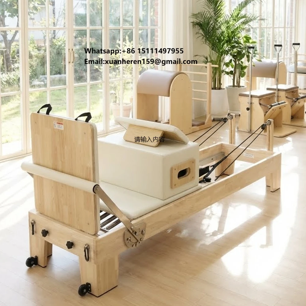 Tmax Hot Sales Oak Wood Reformer Pilates Machine Core Bed Studio Fitness Wooden Pilates Core Bed
Tmax Hot Sales Oak Wood Reformer Pilates Machine Core Bed Studio Fitness Wooden Pilates Core Bed