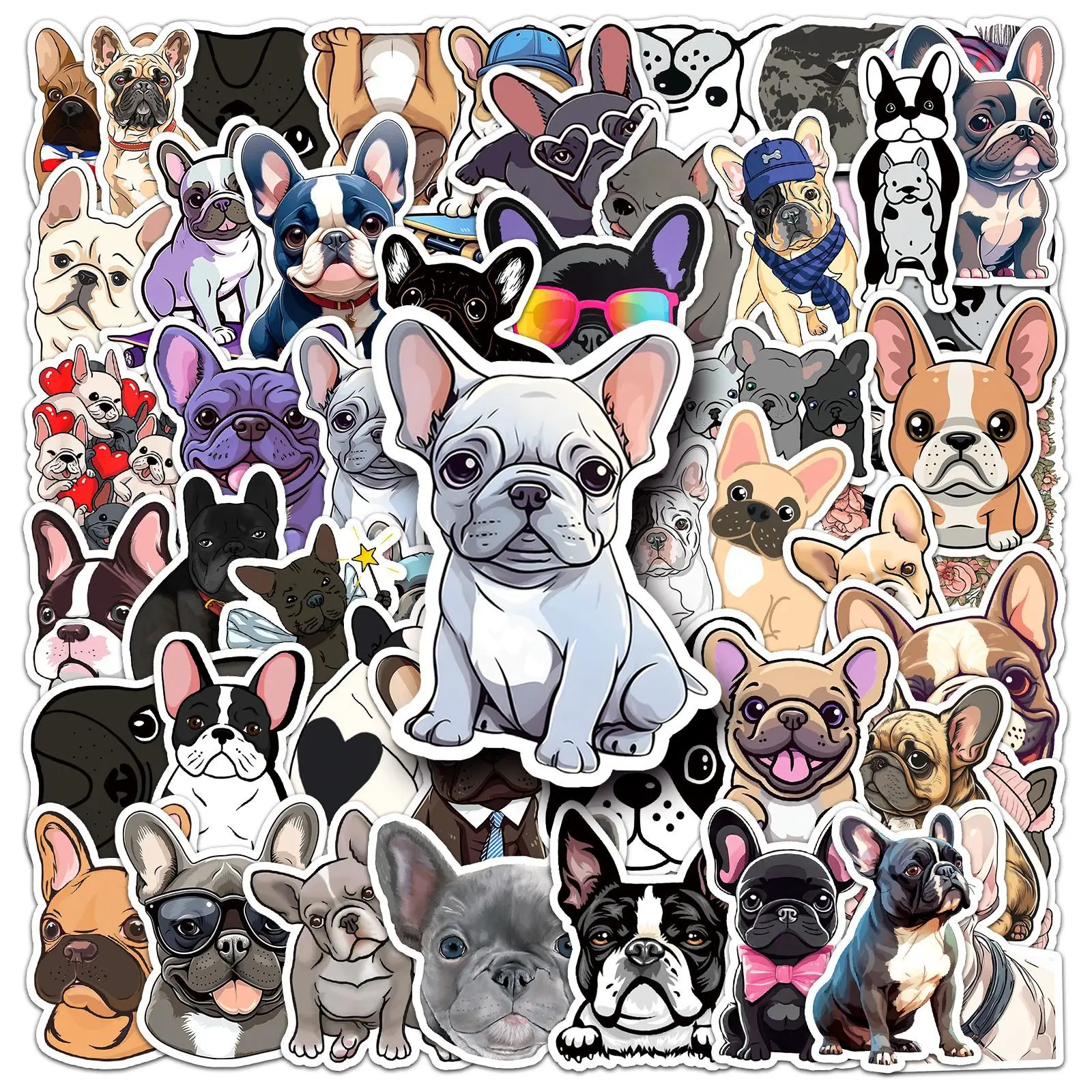 French doodle stickers personalized cartoon cute dog decorative water cup mobile phone case suitcase stickers
French doodle stickers personalized cartoon cute dog decorative water cup mobile phone case suitcase stickers