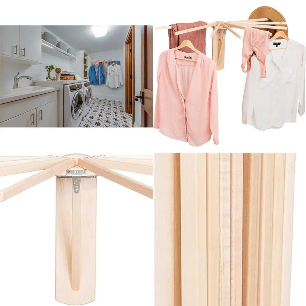 Прочная складная сушилка из кленового дерева для небольшой стирки, сделано в США
Прочная складная сушилка из кленового дерева для небольшой стирки, сделано в США