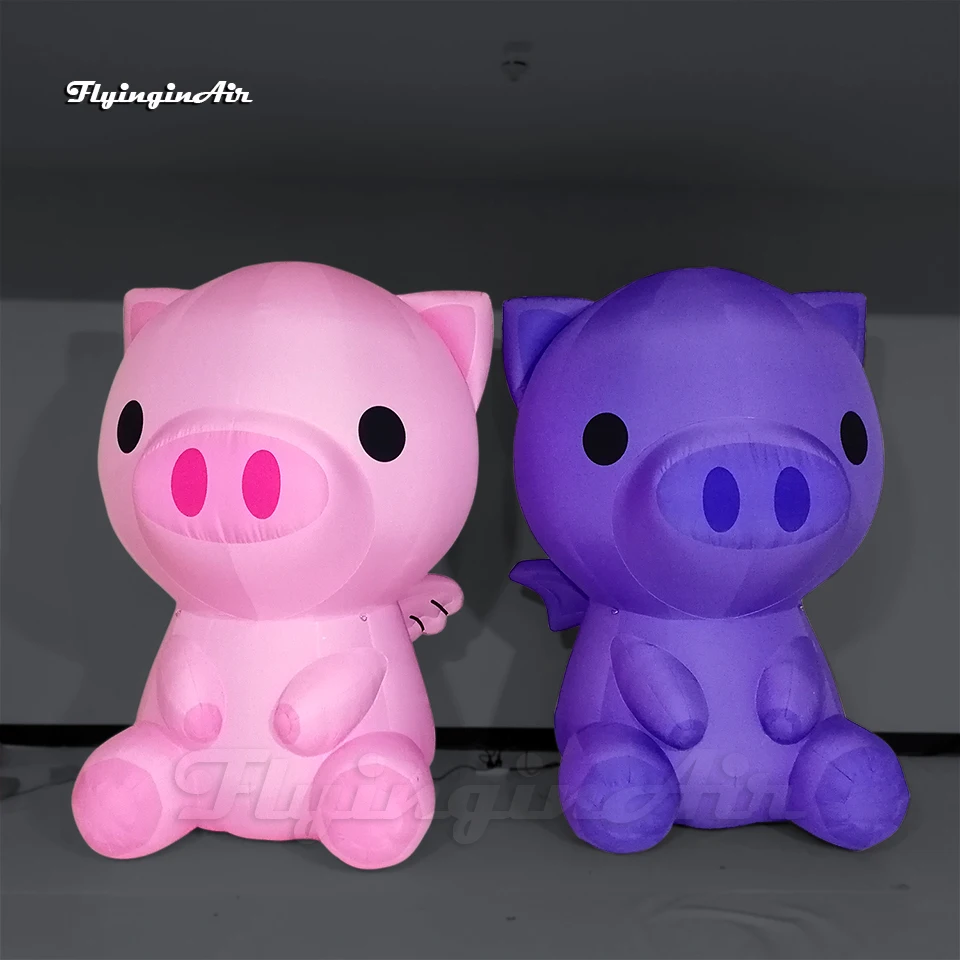Personalized Cute Giant Inflatable Flying Pig Balloon 2.5m Cartoon Animal Mascot Air Blow Up Piggy For Park And Zoo Decoration
Personalized Cute Giant Inflatable Flying Pig Balloon 2.5m Cartoon Animal Mascot Air Blow Up Piggy For Park And Zoo Decoration