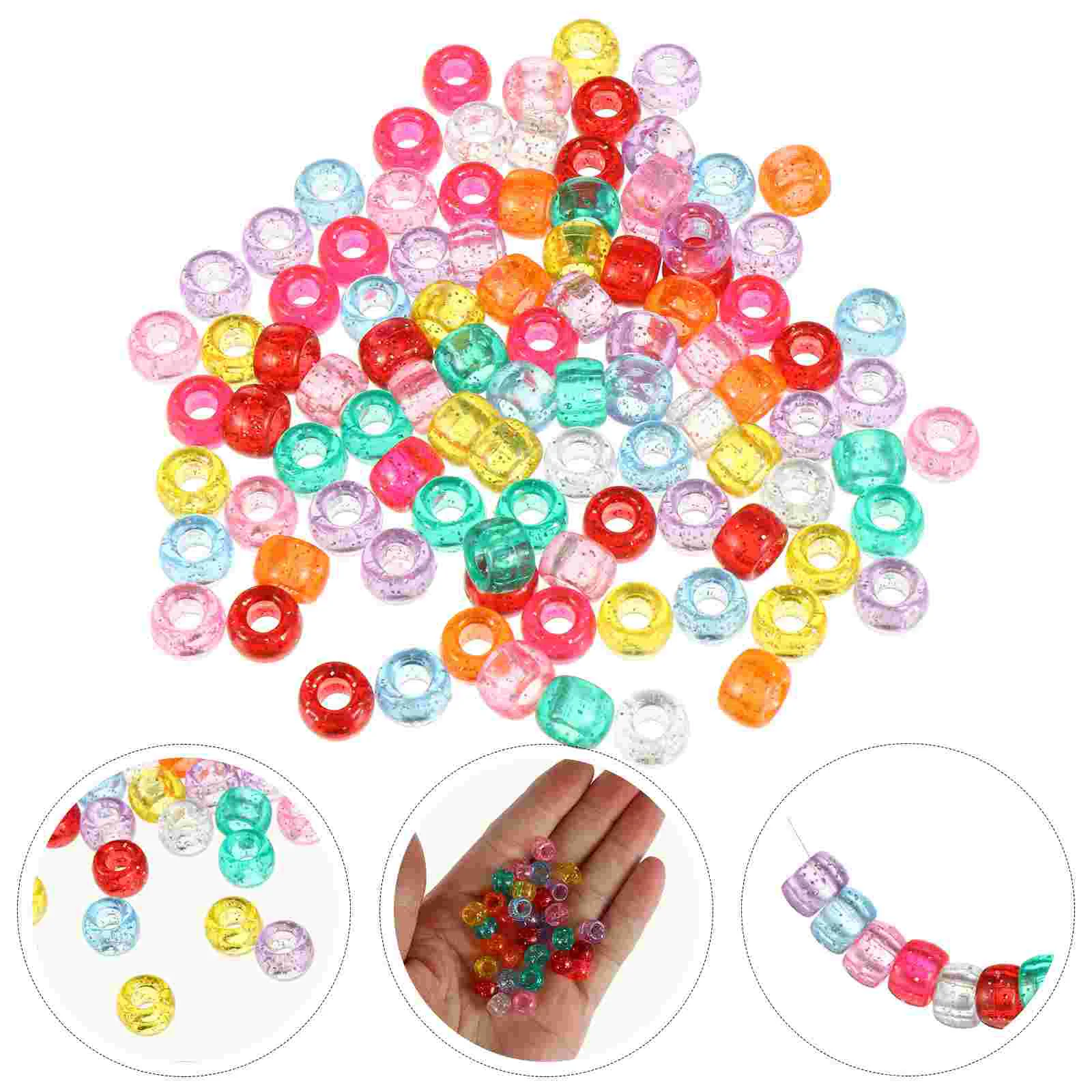 1000 Pcs Round Large Hole Bucket Rice Beads Spacer Jewelry Making Kit Acrylic Safe Skin Friendly Craft
1000 Pcs Round Large Hole Bucket Rice Beads Spacer Jewelry Making Kit Acrylic Safe Skin Friendly Craft