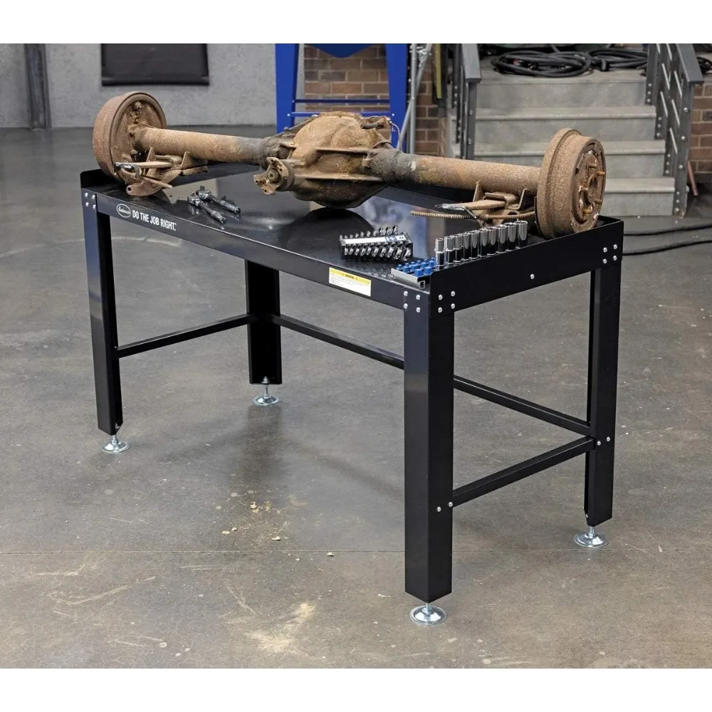 Heavy Duty Steel Workbench | Fully Adjustable Shop Table, Powder Coated Finish, Holds Up to 1600 Lbs for Industrial Use
Heavy Duty Steel Workbench | Fully Adjustable Shop Table, Powder Coated Finish, Holds Up to 1600 Lbs for Industrial Use