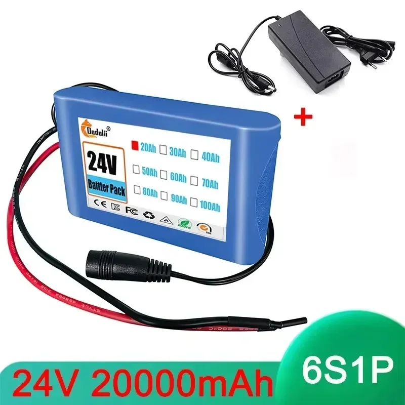 24V 6S1P Rechargeable Lithium Ion Battery Pack for CCTV Camera Monitor with 20Ah Capacity
24V 6S1P Rechargeable Lithium Ion Battery Pack for CCTV Camera Monitor with 20Ah Capacity