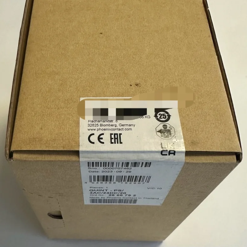Quint-PS/3AC/24DC/20 / 2866792 New Ready Stock Industrial Automation PAC Dedicated PLC Programming Controller
Quint-PS/3AC/24DC/20 / 2866792 New Ready Stock Industrial Automation PAC Dedicated PLC Programming Controller