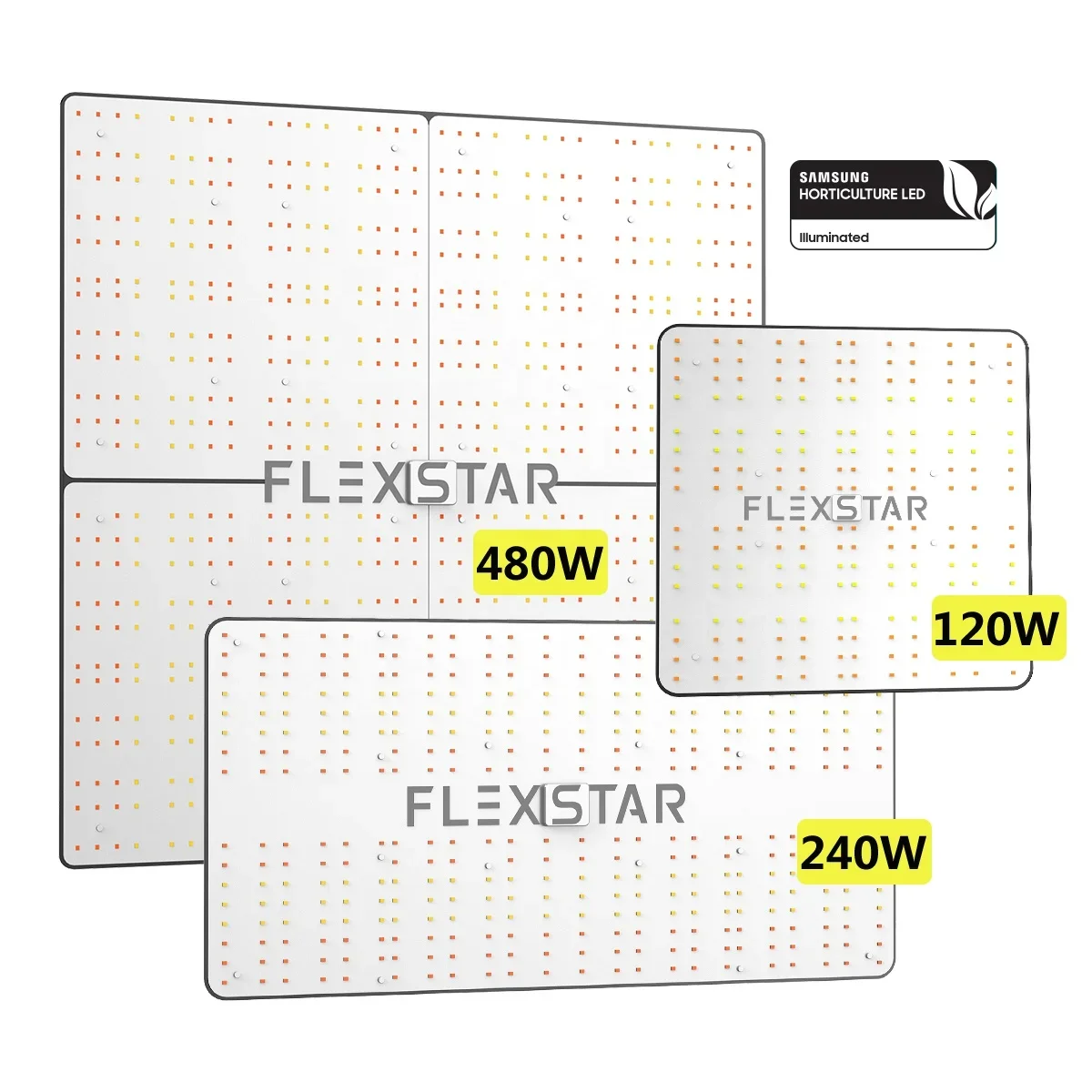 Flexstar Available Stock 3-year Warranty Samsung Diodes 120W 240W 480W LED Grow Lights for House hould Cultivation
Flexstar Available Stock 3-year Warranty Samsung Diodes 120W 240W 480W LED Grow Lights for House hould Cultivation