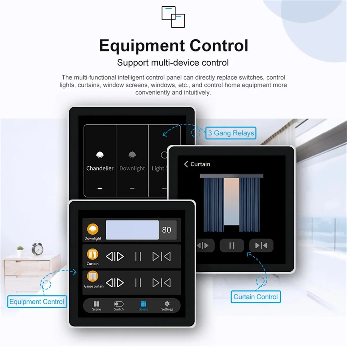 AA87C Tuya T3E Панельный переключатель Сенсорная панель EU Smart Control Panel Switch Zigbee Умный дом Настенный выключатель света, черный
AA87C Tuya T3E Панельный переключатель Сенсорная панель EU Smart Control Panel Switch Zigbee Умный дом Настенный выключатель света, черный