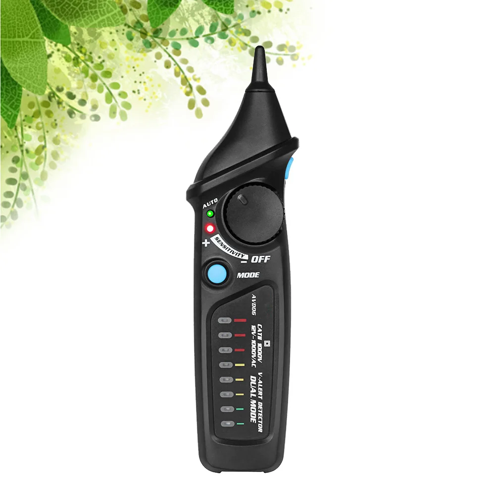 Non Contact Voltage Tester Pen 12-1000V Auto Manual Mode Adjustable Sensitivity Ncv Live Wire Detection 8 Led Indicator
Non Contact Voltage Tester Pen 12-1000V Auto Manual Mode Adjustable Sensitivity Ncv Live Wire Detection 8 Led Indicator