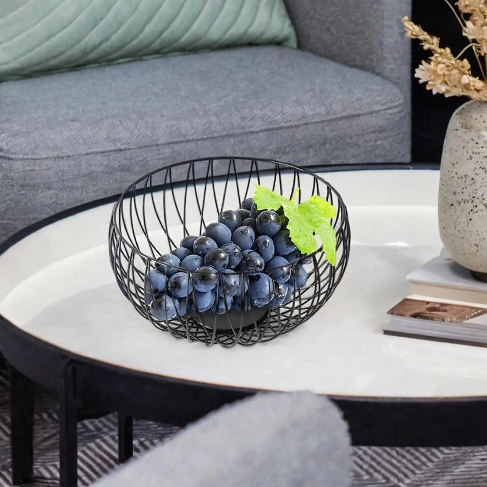 Wire Fruit Basket Countertop Fruit Bowl Space Saving Serving Tray Snack Holder Serving Bowl Vegetables Storage Rack for Candy
Wire Fruit Basket Countertop Fruit Bowl Space Saving Serving Tray Snack Holder Serving Bowl Vegetables Storage Rack for Candy