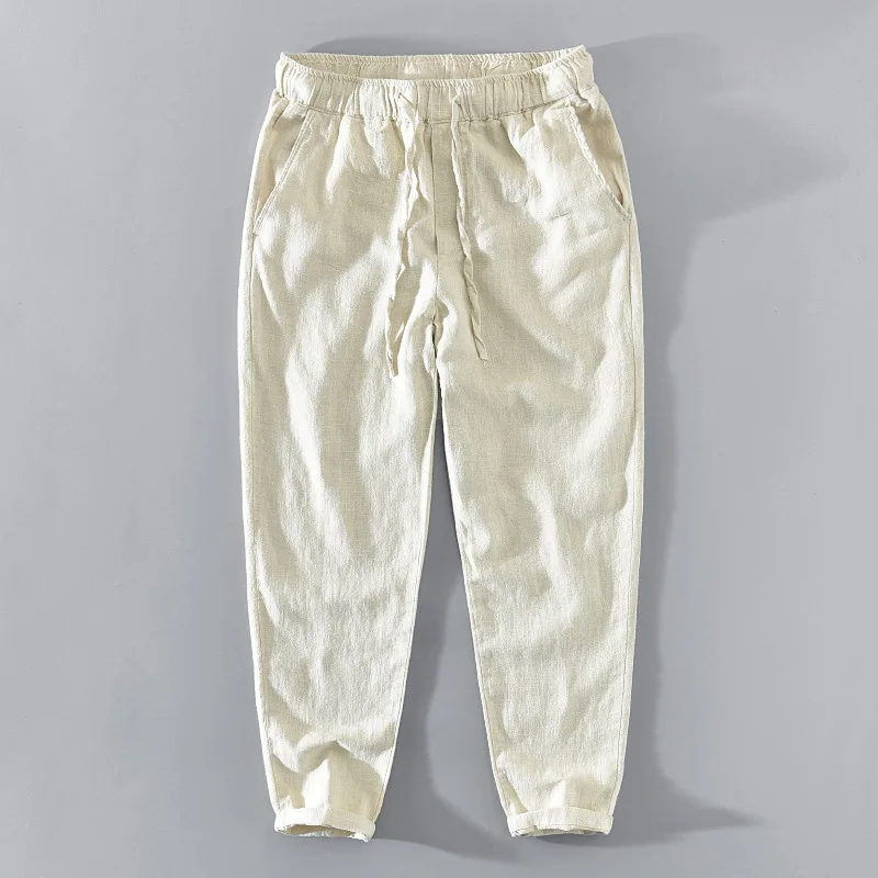 8227 Spring Autumn New Cotton Linen Trousers For Man Casual Vintage Solid Color All-Match Simple Daily Skin-Friendly Male Pants
8227 Spring Autumn New Cotton Linen Trousers For Man Casual Vintage Solid Color All-Match Simple Daily Skin-Friendly Male Pants