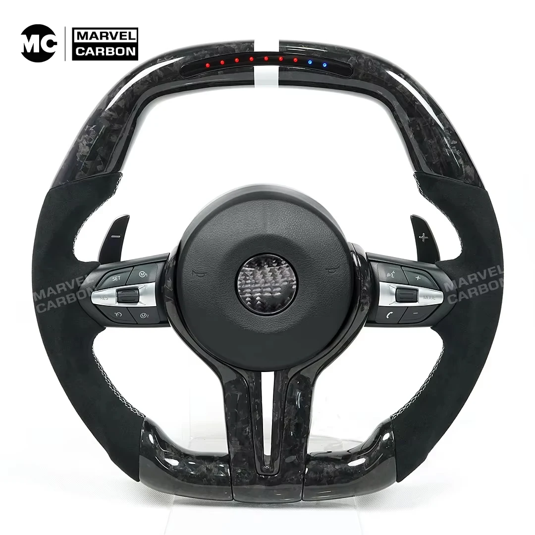 100% Real Forged Carbon Fiber LED Performance Steering Wheel Alcantara Leather For BMW F20 F22 F23 F45 M Sports F30 F31 4 F32
100% Real Forged Carbon Fiber LED Performance Steering Wheel Alcantara Leather For BMW F20 F22 F23 F45 M Sports F30 F31 4 F32