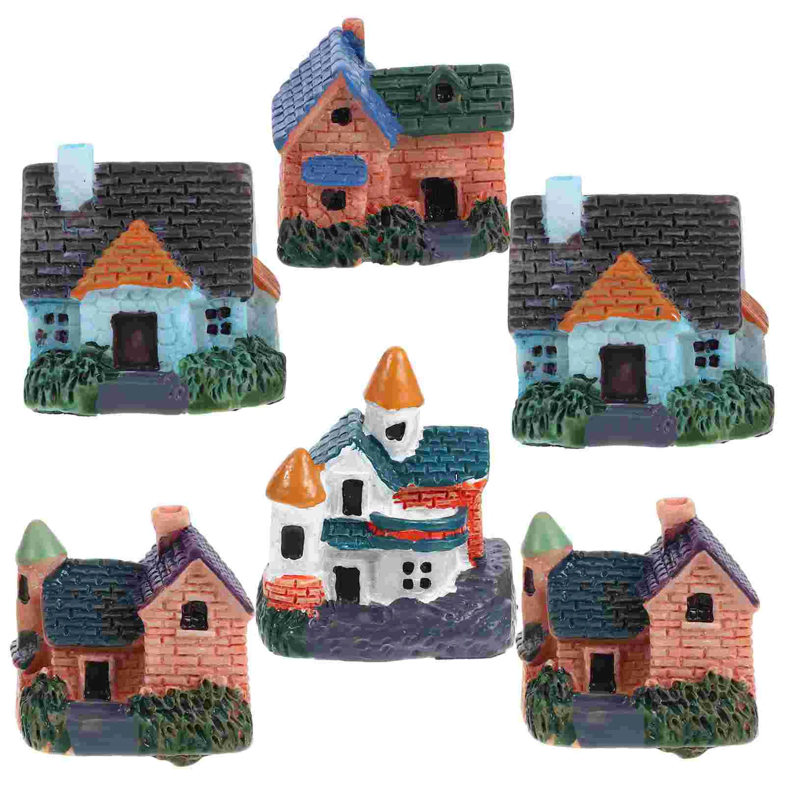 6 Pcs Solar Lights Outdoor Garden Miniature House Village The Micro Landscaping Crafts Fairy
6 Pcs Solar Lights Outdoor Garden Miniature House Village The Micro Landscaping Crafts Fairy