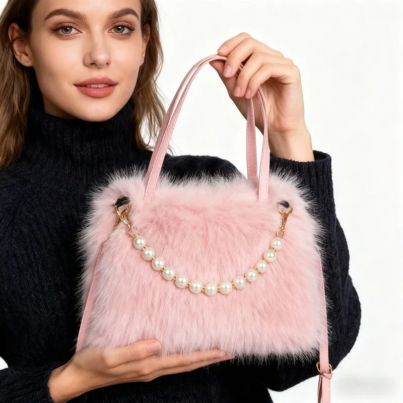 2026 Новая модная ручная маленькая квадратная сумка с пушистым жемчугом, женская сумка через плечо с жемчужной цепочкой
2026 Новая модная ручная маленькая квадратная сумка с пушистым жемчугом, женская сумка через плечо с жемчужной цепочкой