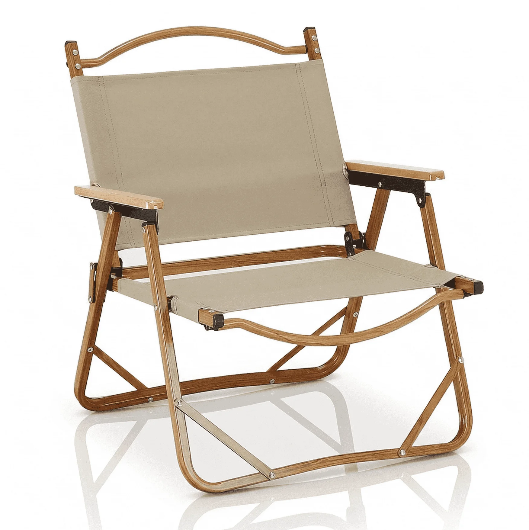 Khaki-Beech Armrest Aluminum Kermit Chair Outdoor Folding Camping Portable Picnic Fishing Maza Camping Table Travelling Park
Khaki-Beech Armrest Aluminum Kermit Chair Outdoor Folding Camping Portable Picnic Fishing Maza Camping Table Travelling Park