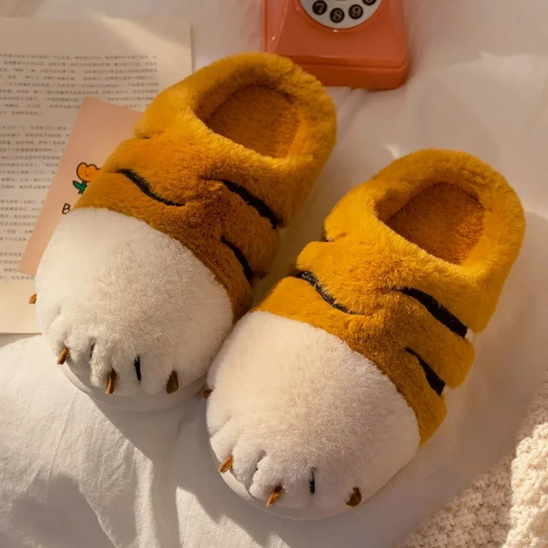 Winter Warm Slipper Women Home Fuzzy Cat Tiger Paw Claw Fur Plush Indoor Lazy man Thermal Furry House Shoe Funny Flat flip flop
Winter Warm Slipper Women Home Fuzzy Cat Tiger Paw Claw Fur Plush Indoor Lazy man Thermal Furry House Shoe Funny Flat flip flop