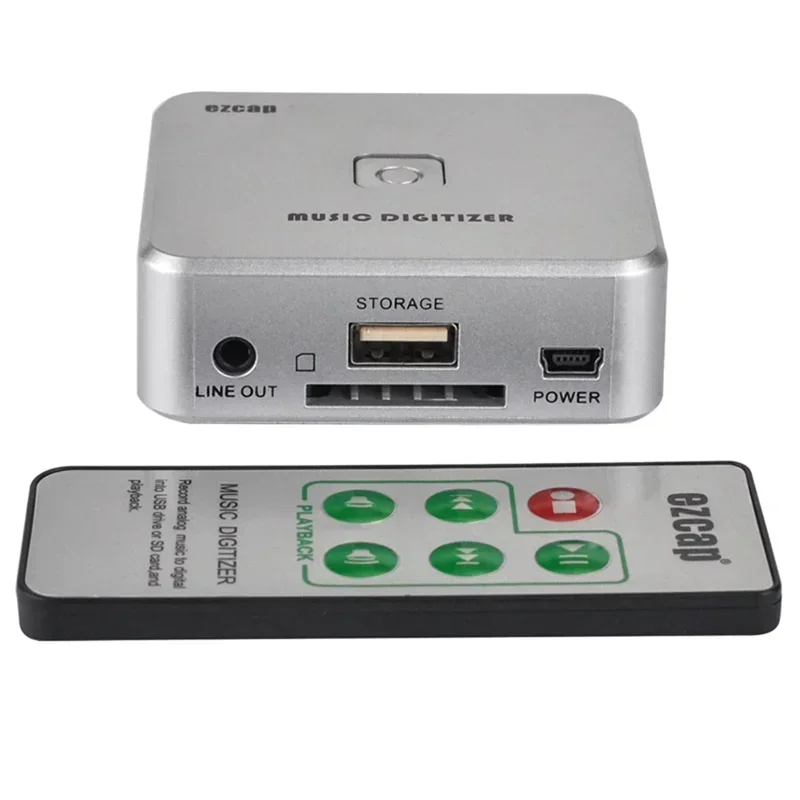 New Ezcap241 Audio Capture Cassette Tapes MP3 Converter Stable Audio Recording Plug And Play USB Port Music Digitizer w/ Remote
New Ezcap241 Audio Capture Cassette Tapes MP3 Converter Stable Audio Recording Plug And Play USB Port Music Digitizer w/ Remote