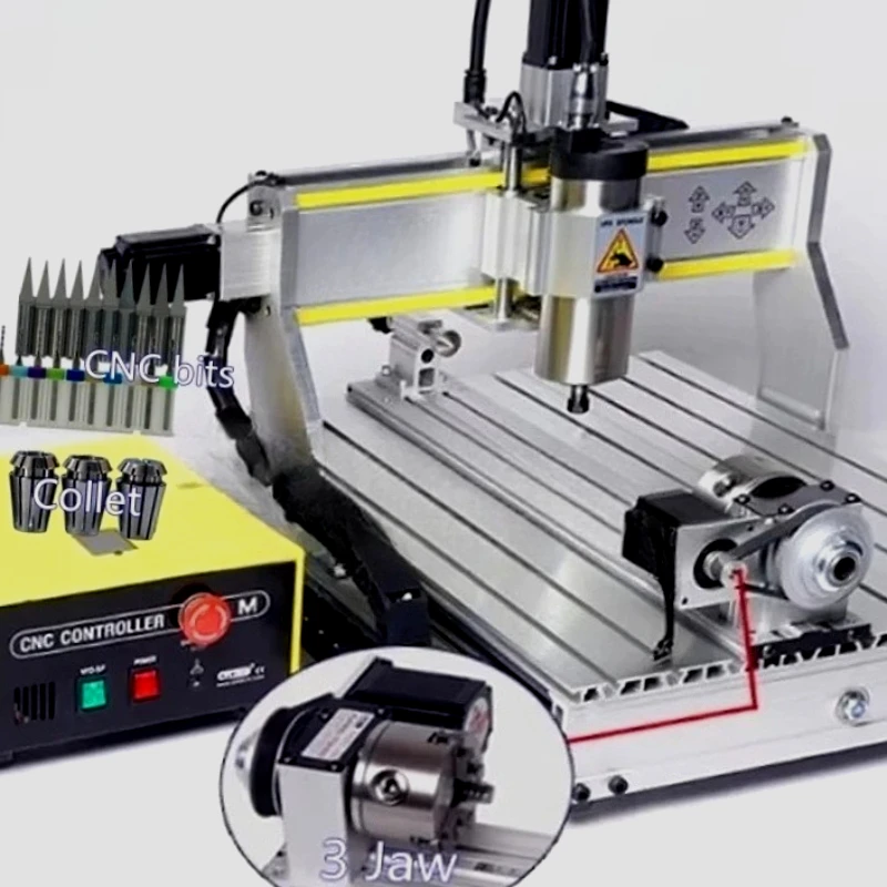 X6M LY CNC Engraver USB Wood Router 6040 3/4-axis 1.5KW Spindle Motor ER11 Metal Lathe Engraving Drilling & Milling Machine
X6M LY CNC Engraver USB Wood Router 6040 3/4-axis 1.5KW Spindle Motor ER11 Metal Lathe Engraving Drilling & Milling Machine