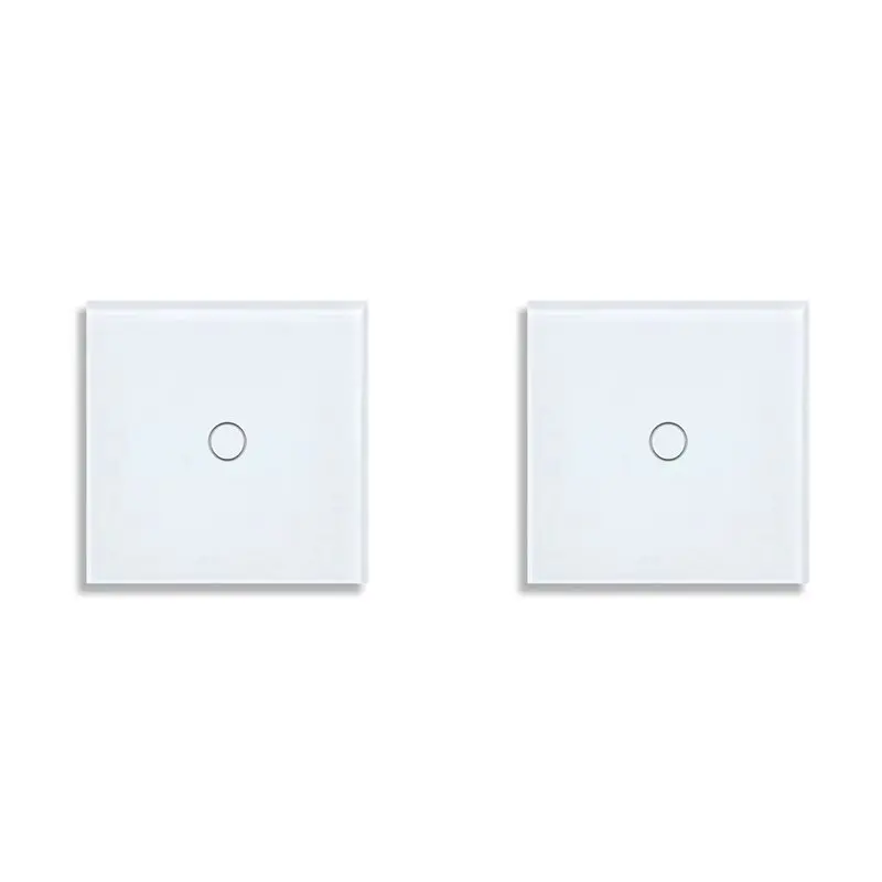 【ALLOWANCE】2X EU 1Gang 2Way Dual Touch Switch Tempered Glass Panel Stair Switch Bedroom Sensor Switches No Need WI-FI White
【ALLOWANCE】2X EU 1Gang 2Way Dual Touch Switch Tempered Glass Panel Stair Switch Bedroom Sensor Switches No Need WI-FI White