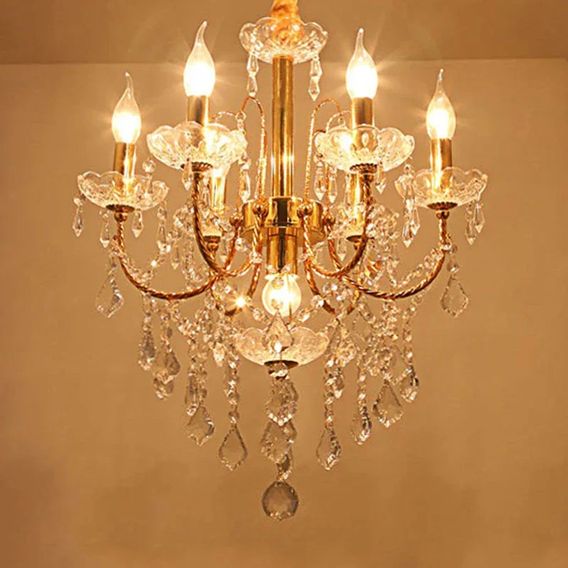 American Iron Art Vintage Style Crystal Chandelier Silver Bedroom Duplex Apartment Droplight Gold Villa Hotel Hall Pendent Lamp
American Iron Art Vintage Style Crystal Chandelier Silver Bedroom Duplex Apartment Droplight Gold Villa Hotel Hall Pendent Lamp