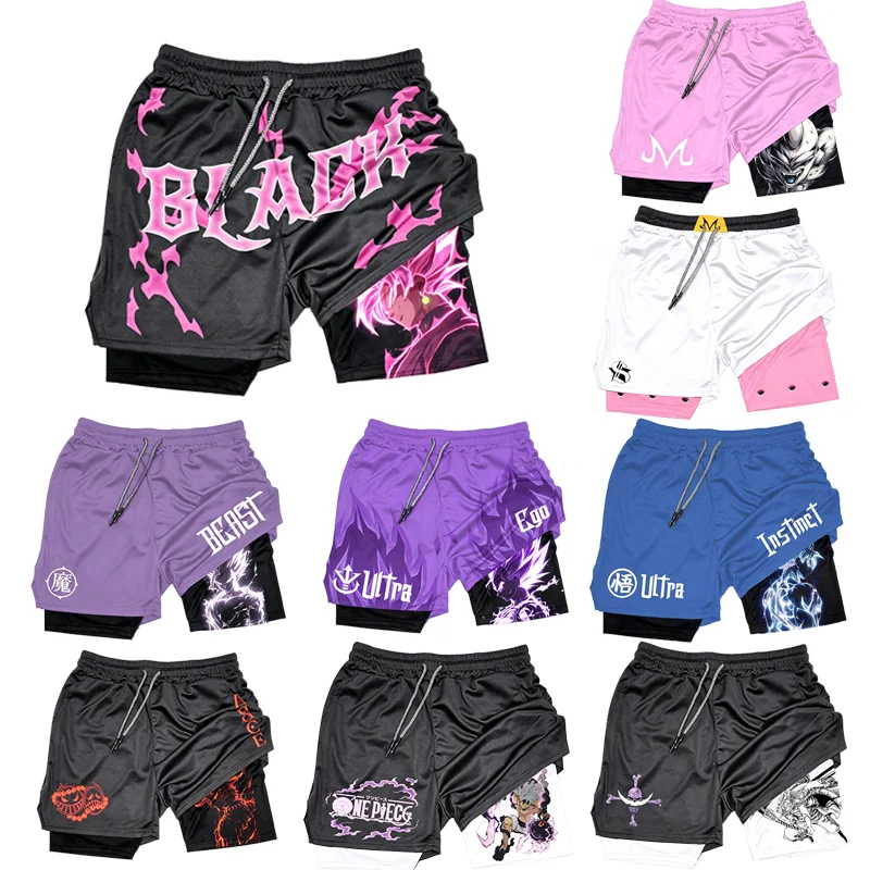Anime Dragon Ball One Piece Collaboration Printing 2-in-1 Sports Shorts Summer New Unisex Fitness Running Leggings Shorts Gift
Anime Dragon Ball One Piece Collaboration Printing 2-in-1 Sports Shorts Summer New Unisex Fitness Running Leggings Shorts Gift
