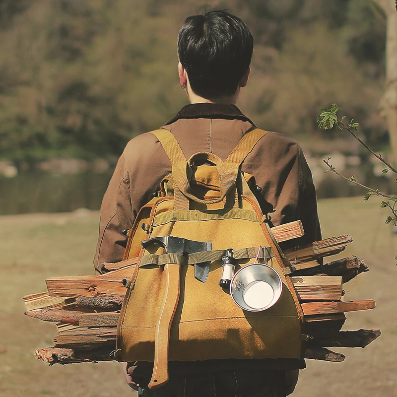 Outdoor Firewood Storage Bag, Multifunctional Portable Sundry Bag, Camping Firewood Storage Bag, Backpack Canvas Backpack
Outdoor Firewood Storage Bag, Multifunctional Portable Sundry Bag, Camping Firewood Storage Bag, Backpack Canvas Backpack
