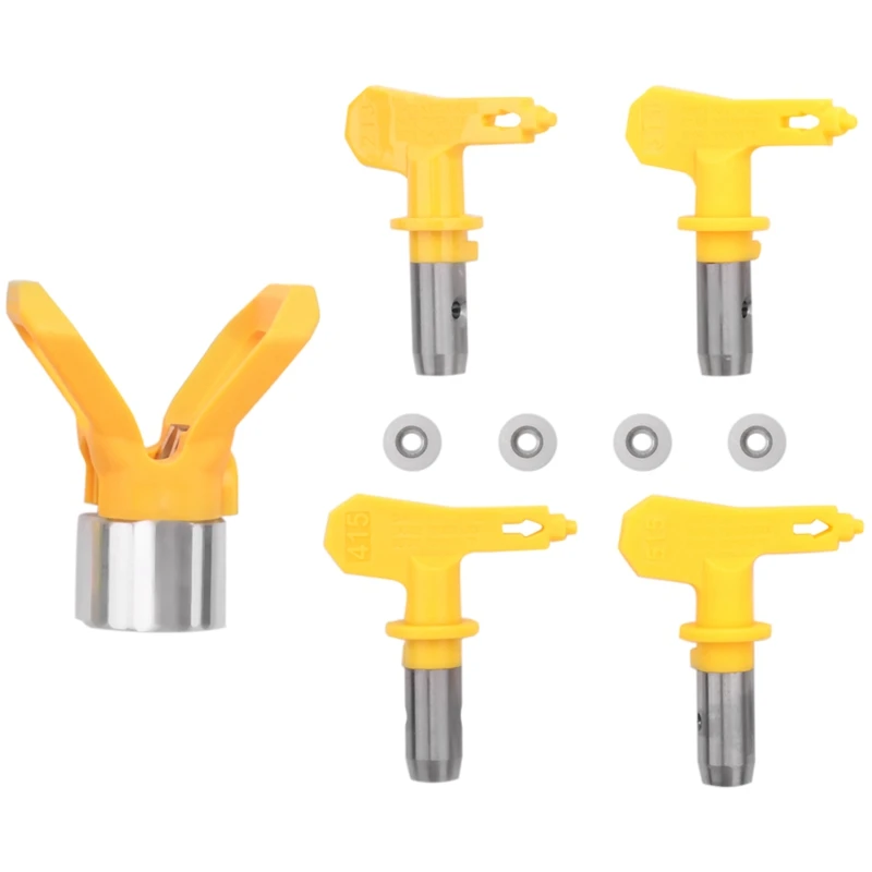 A26I-5-Piece Airless Paint Sprayer Tip Guard Nozzle Seat Replacement For Airless Spray Paint Tip Nozzle(213 311 415 515)
A26I-5-Piece Airless Paint Sprayer Tip Guard Nozzle Seat Replacement For Airless Spray Paint Tip Nozzle(213 311 415 515)